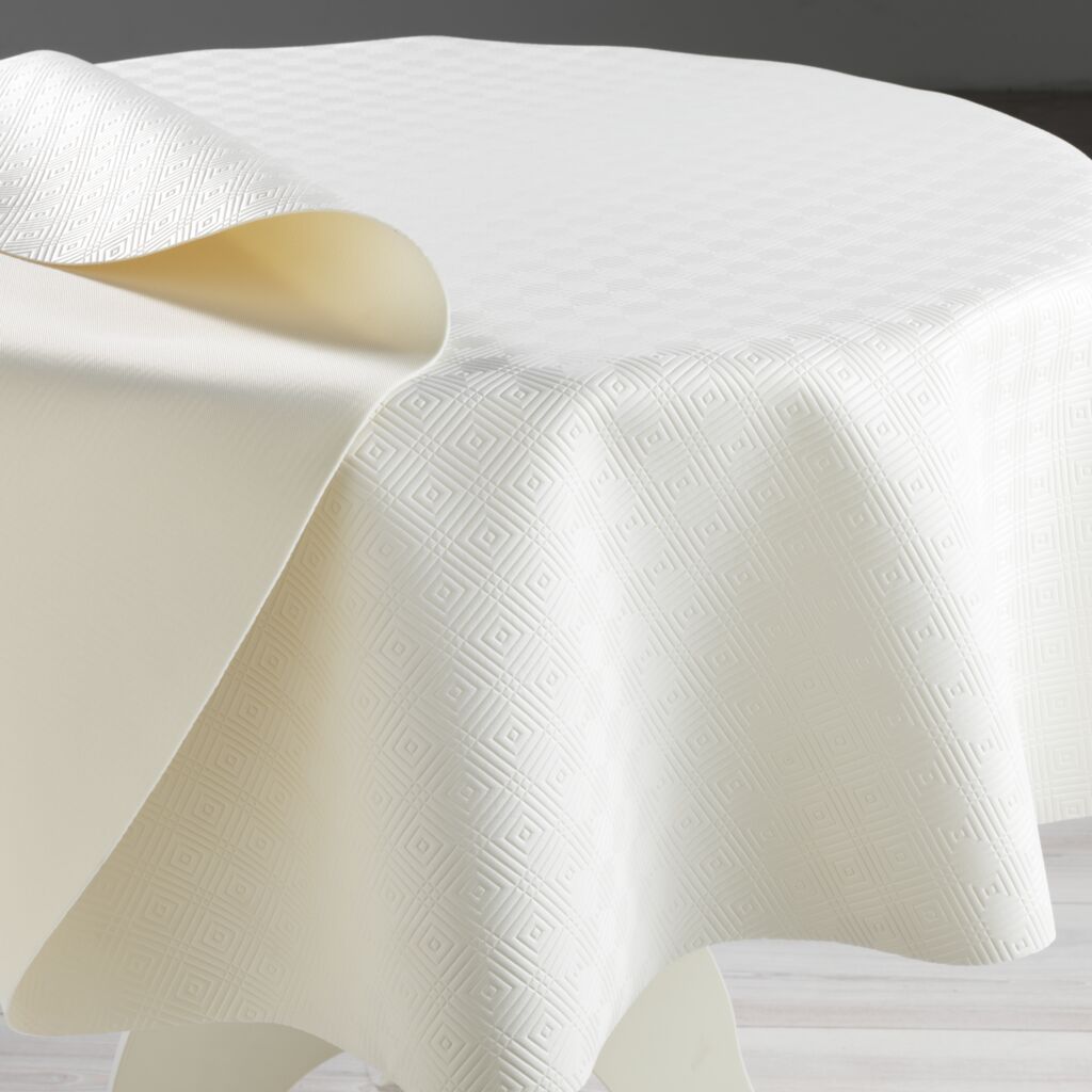Protège-table Bulgomme® PVC uni blanc - 135x180cm, rectangulaire | Venilia